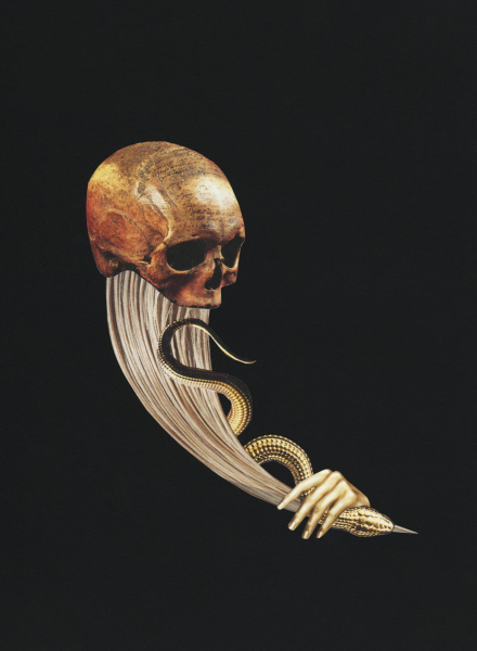 Souffleur. Collage on paper. 23,5x14,5cm.